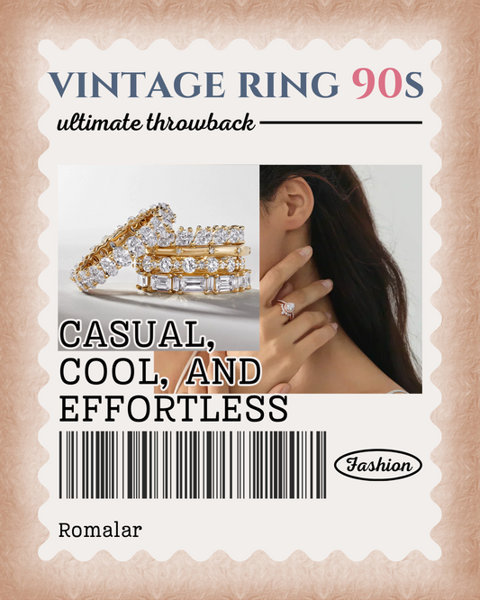 Back to the 90s: Vintage Style Ring Overview