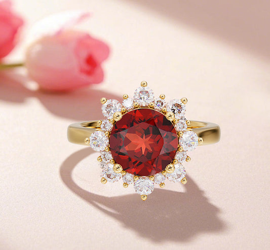 Ruby Side Stone Engagement Rings: A Spark of Passion in Eternal Love