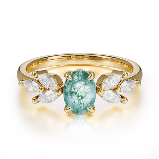 Is Moss Agate Good for Engagement Rings? Your Guide to Moss Agate Engagement Rings