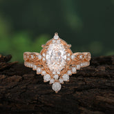 Gorgeous Oval Cut Moissanite Engagement Ring