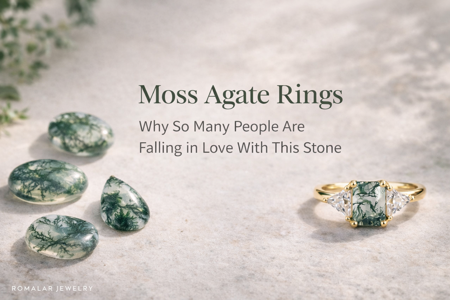 Moss Agate Rings: Why So Many People Are Falling in Love With This Stone
