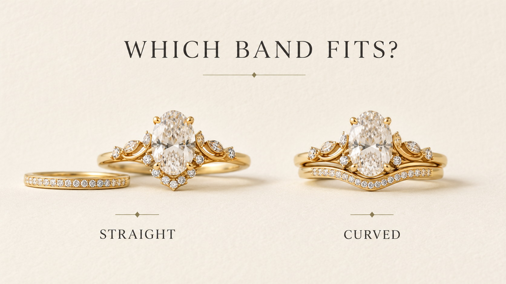 How to Choose a Wedding Band That Sits Flush With Your Engagement Ring