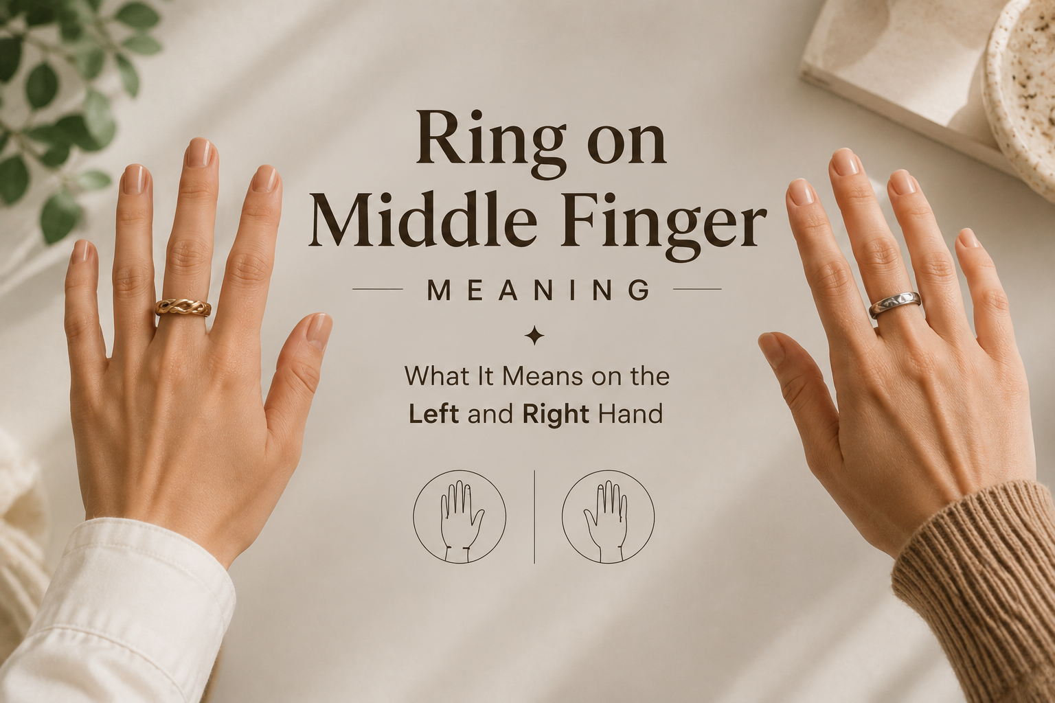 Ring on Middle Finger Meaning: What It Means on the Left and Right Hand