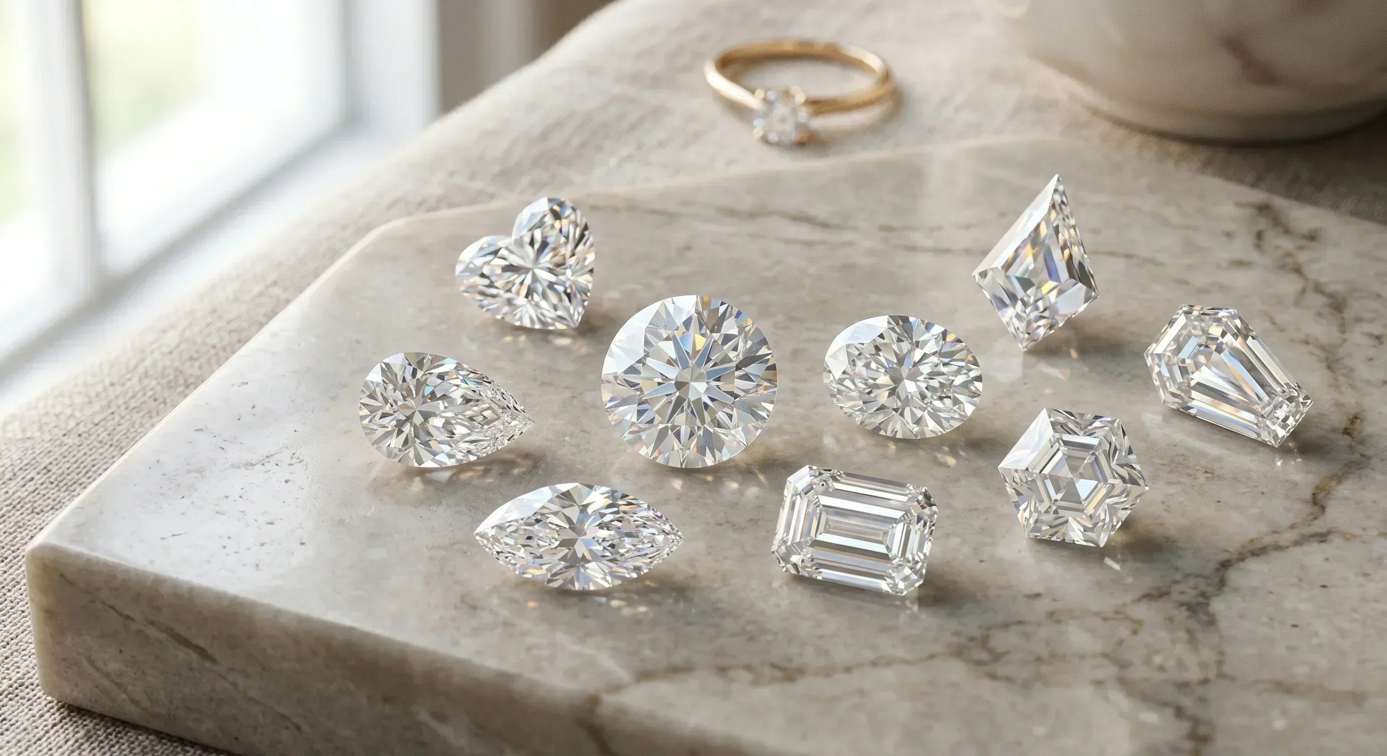 Best Moissanite Shapes for Rings: Round, Oval, Pear, Emerald & More