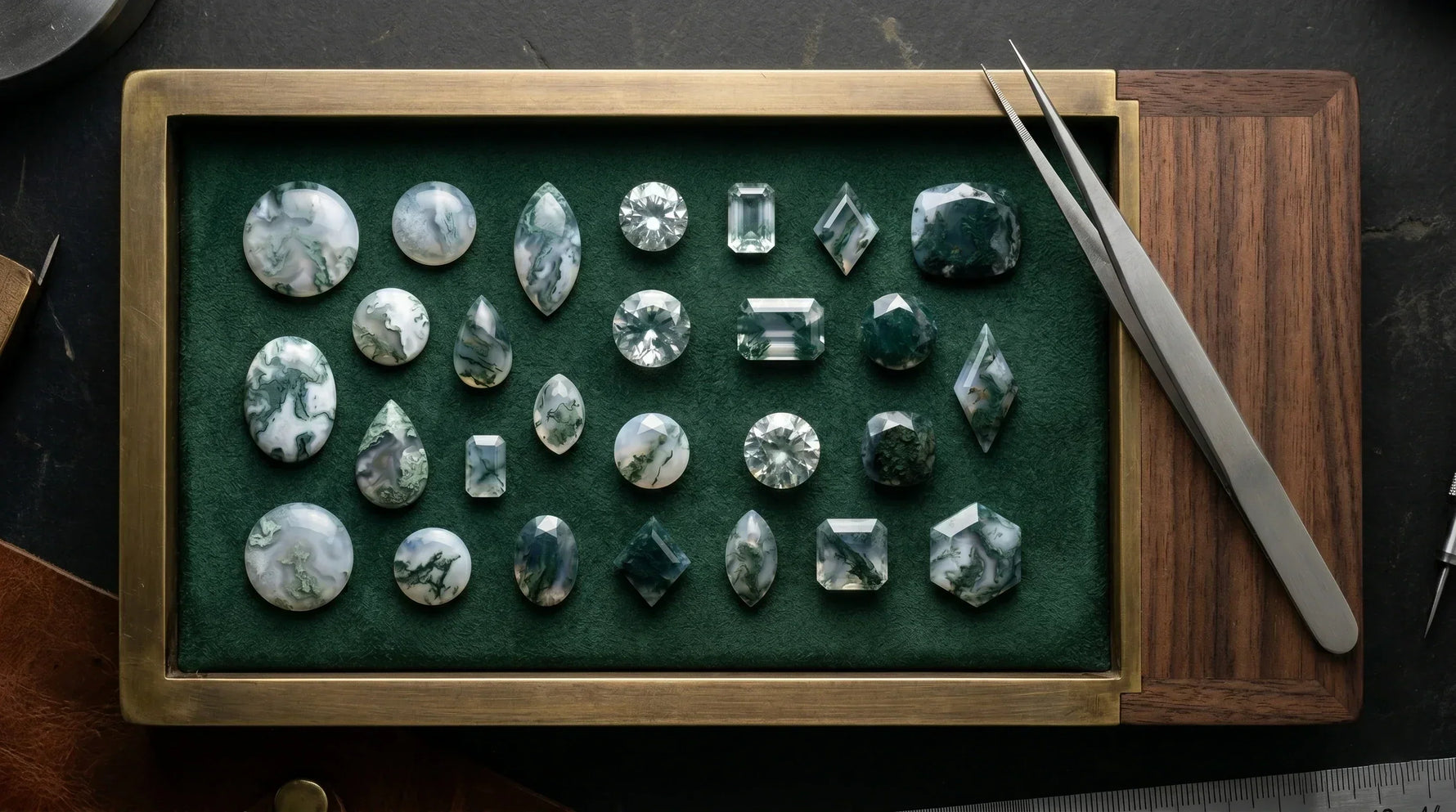 Why No Two Moss Agate Rings Look the Same？