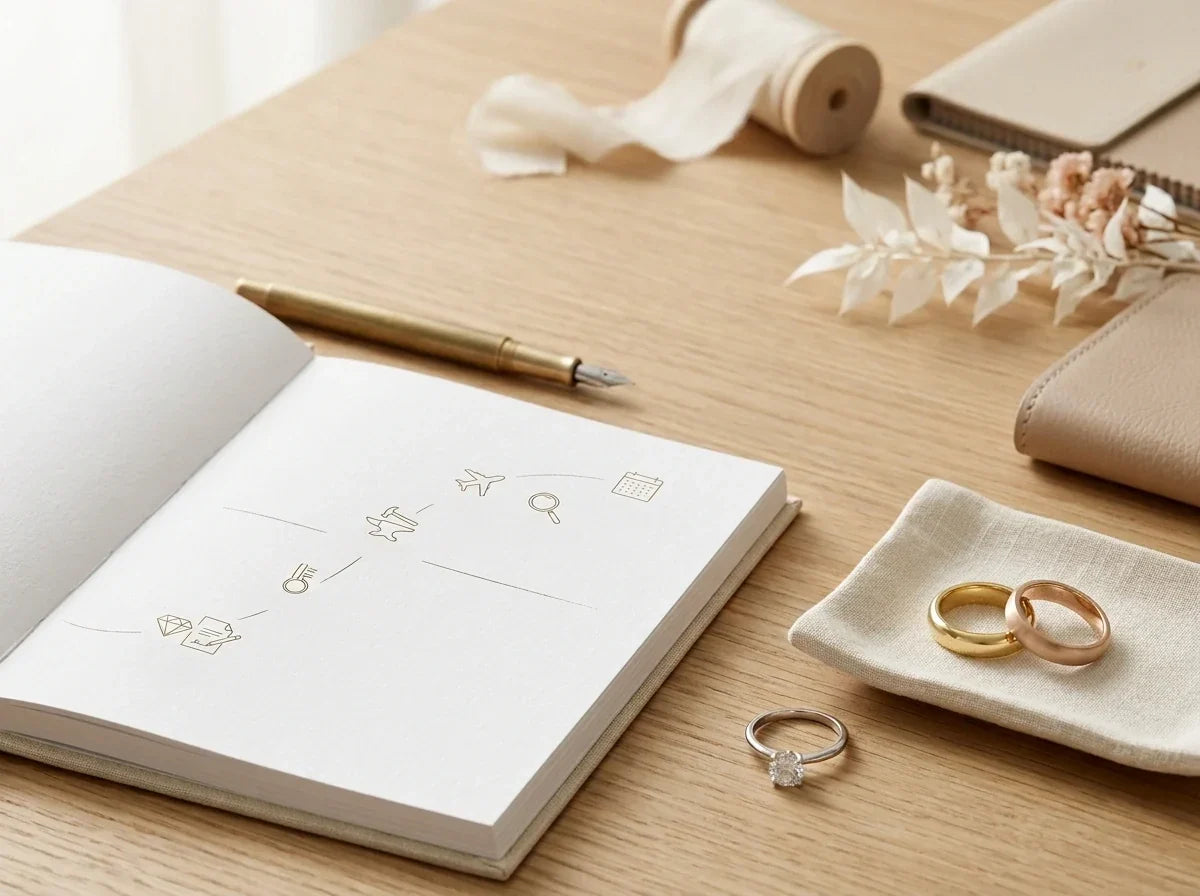 Wedding ring buying timeline