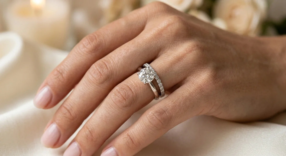 Stackable wedding bands