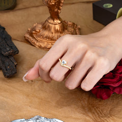 Heart Shaped Moissanite Engagaement Ring Classic Wedding Ring