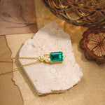 SP20918 Emerald Ring - White-Gold