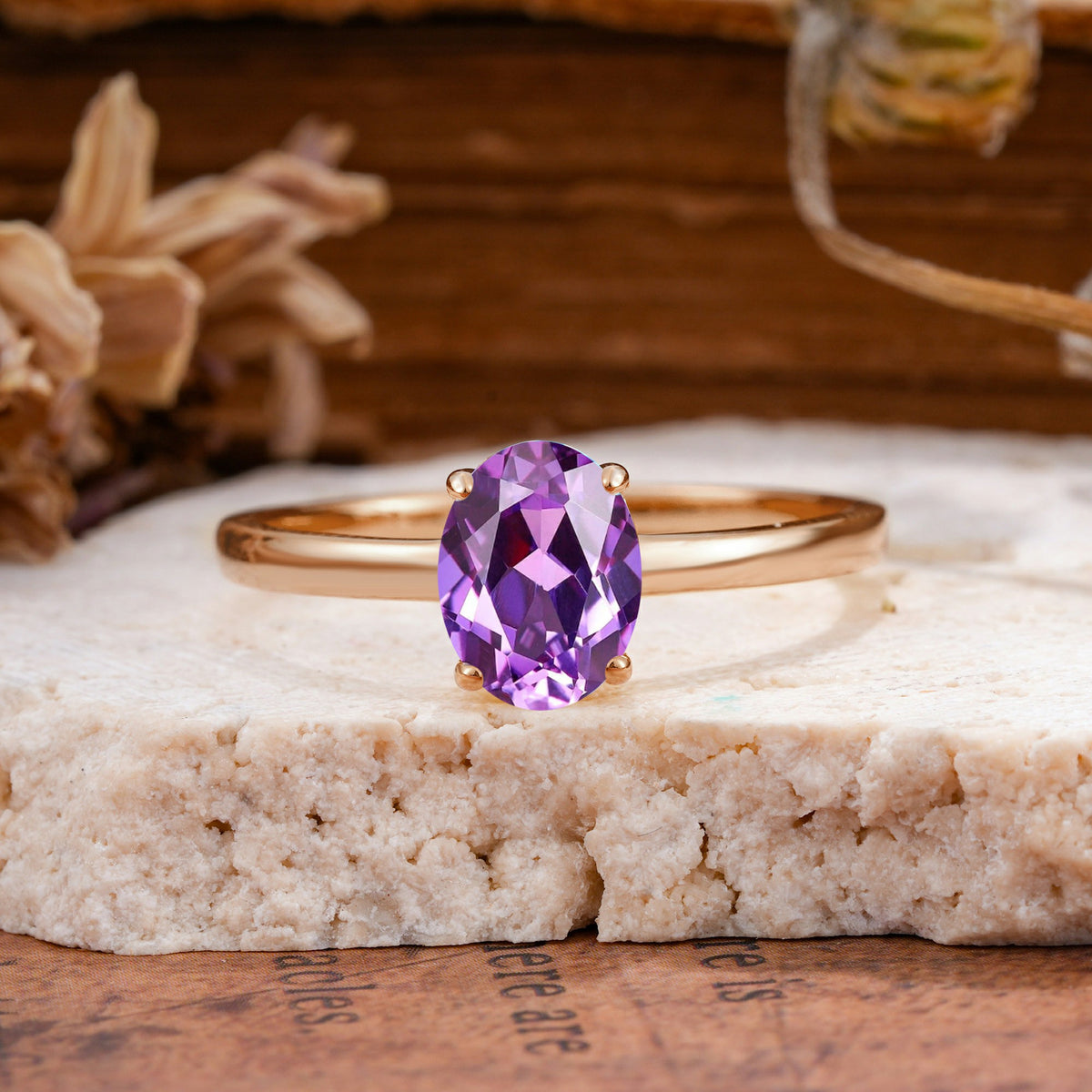 SR10856 Amethyst Ring - Additional view