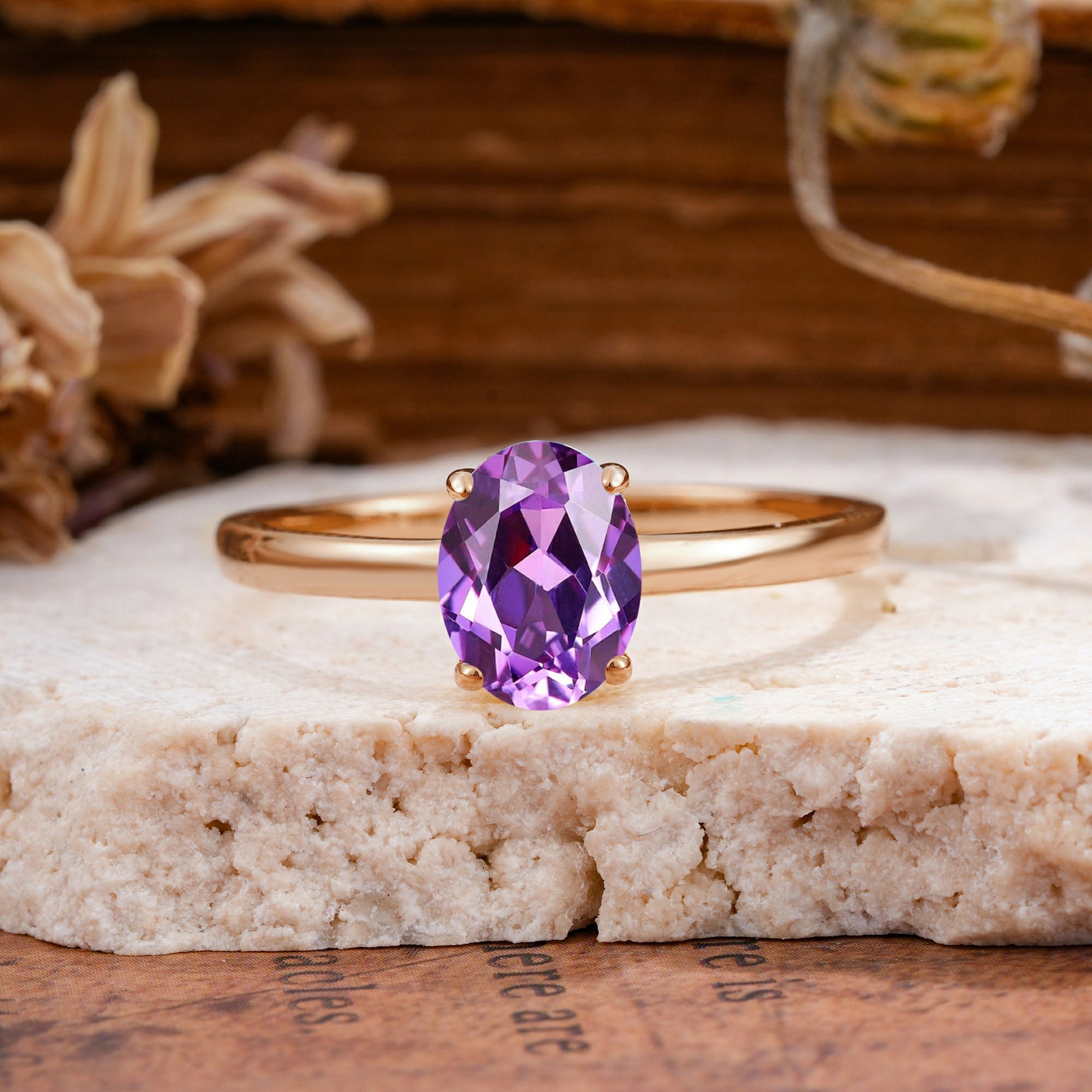 SR10856 Amethyst Ring - Additional view