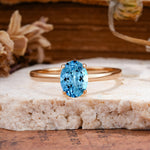 SR10856 Aquamarine Ring - Additional view