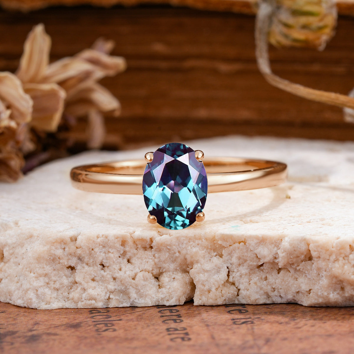 SR10856 Alexandrite Ring - Additional view