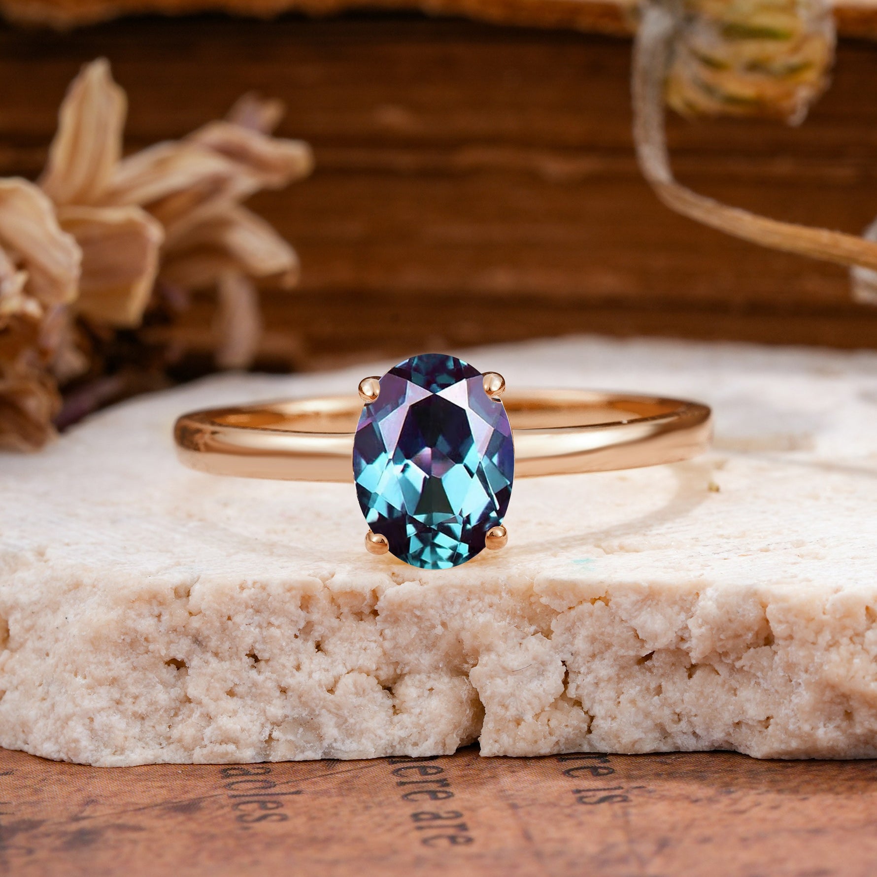 SR10856 Alexandrite Ring - Additional view