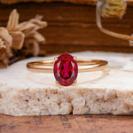 SR10856 Ruby Ring - Additional view