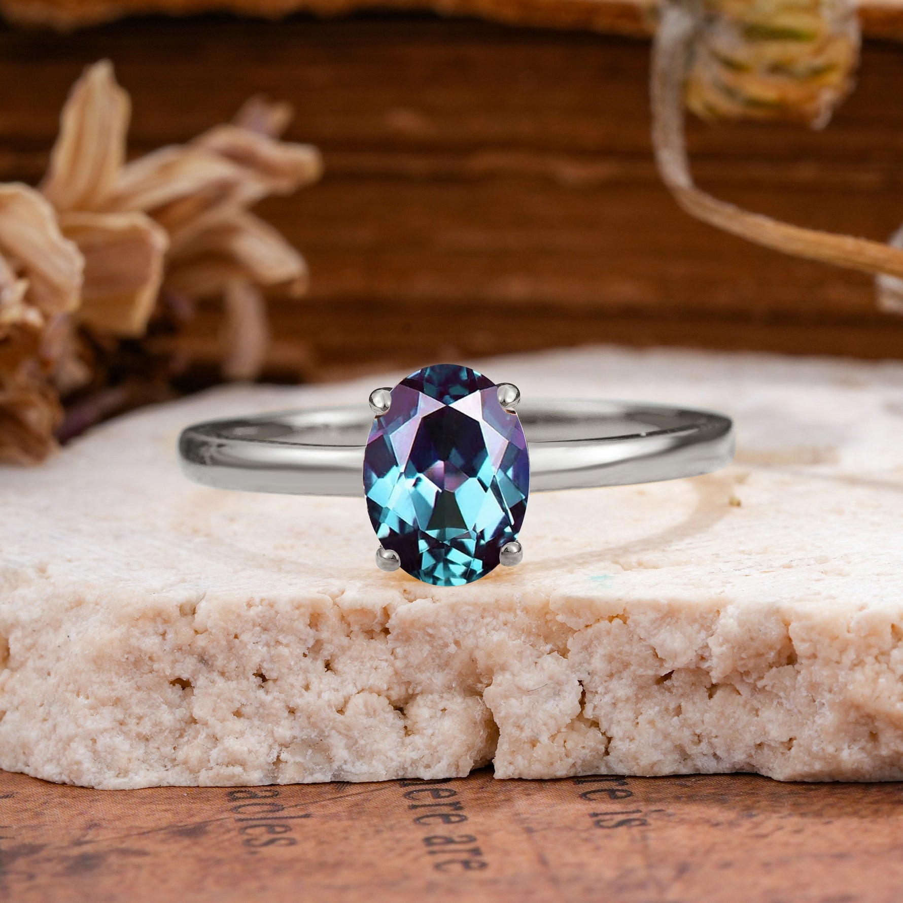 SR10856 Alexandrite Ring - Additional view