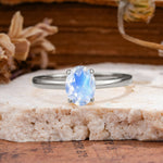 SR10856 Moonstone Ring - Additional view