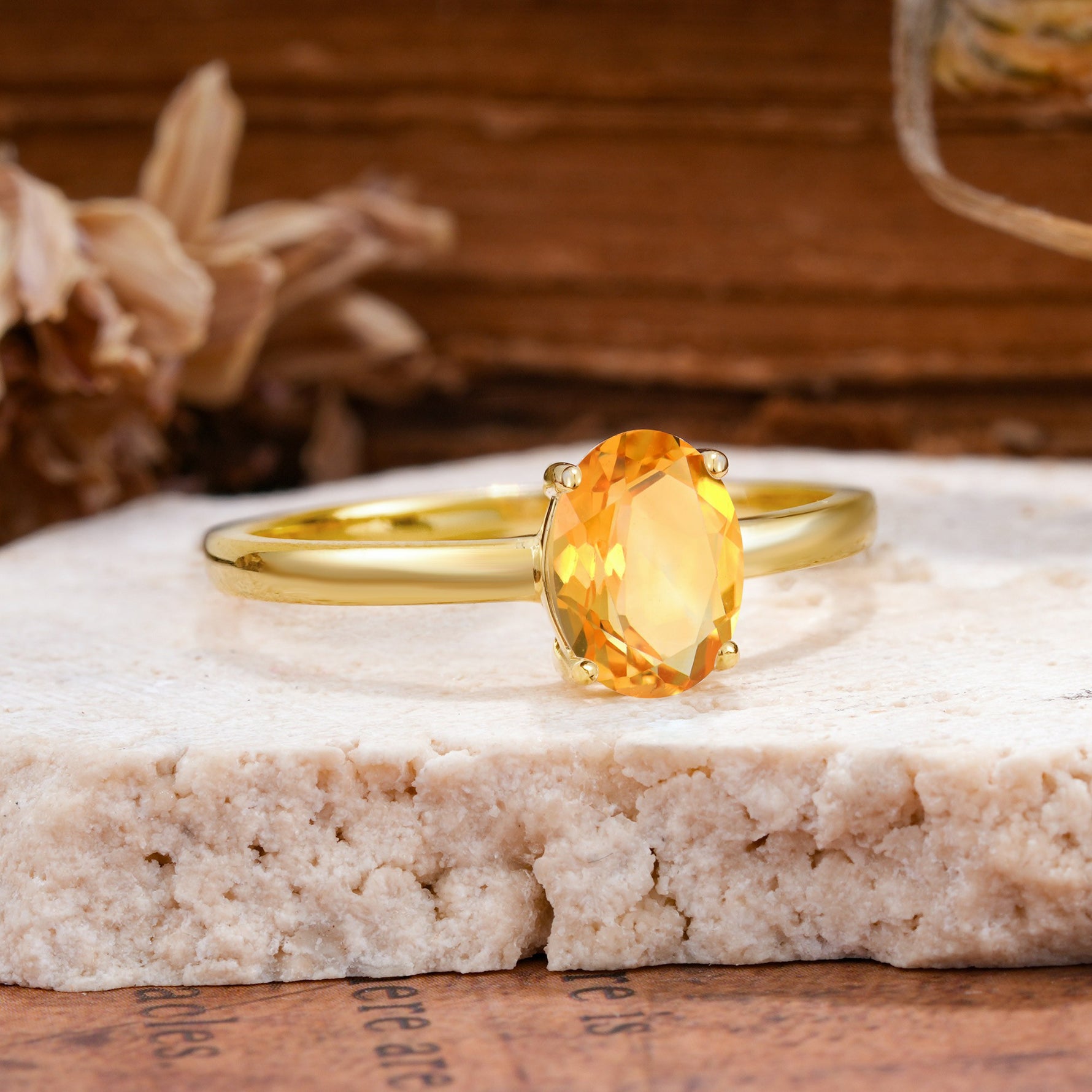 SR10856 Citrine Ring - Additional view