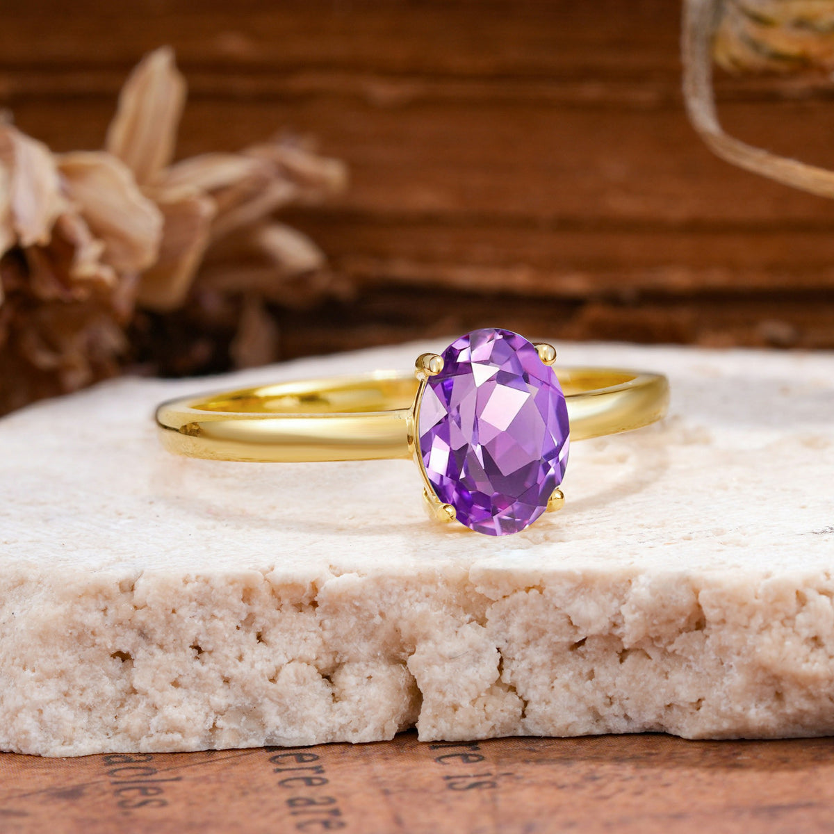 SR10856 Amethyst Ring - Additional view