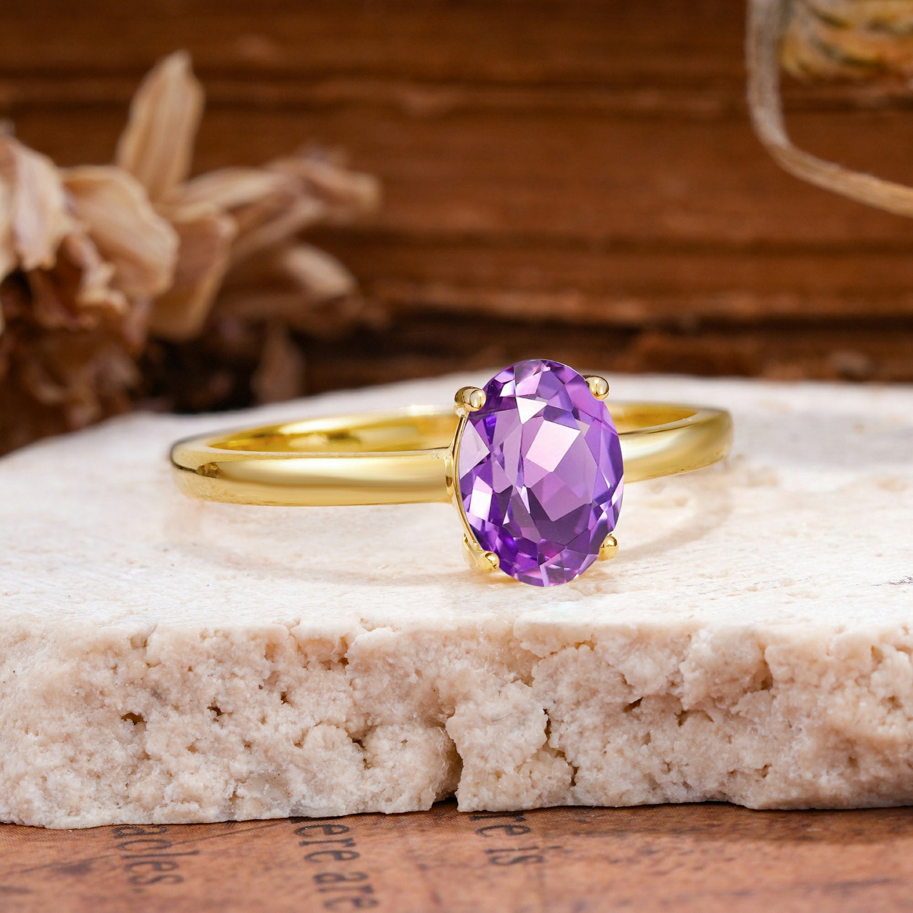 SR10856 Amethyst Ring - Additional view