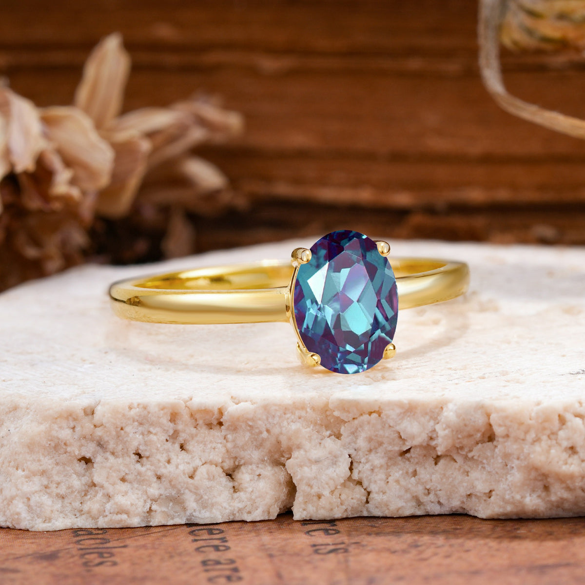 SR10856 Alexandrite Ring - Additional view