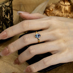 SR10856 Alexandrite Ring - Rose-Gold