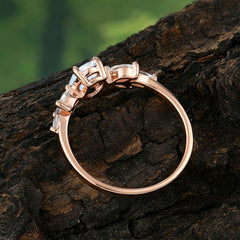 1 Carat Oval Cut Classic Moonstone Nature Inspired Engagement Ring