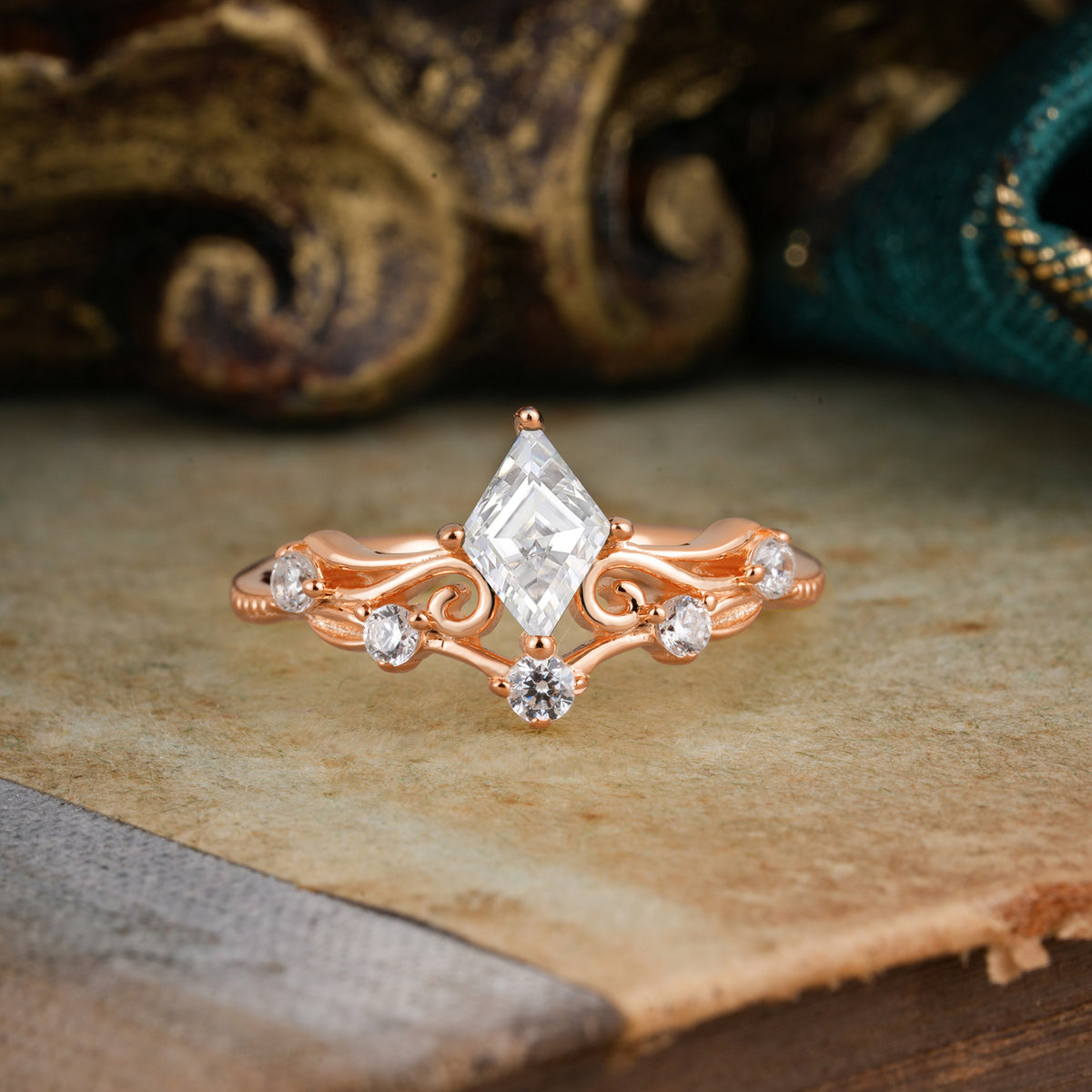 SR12940 Moissanite Ring - Additional view