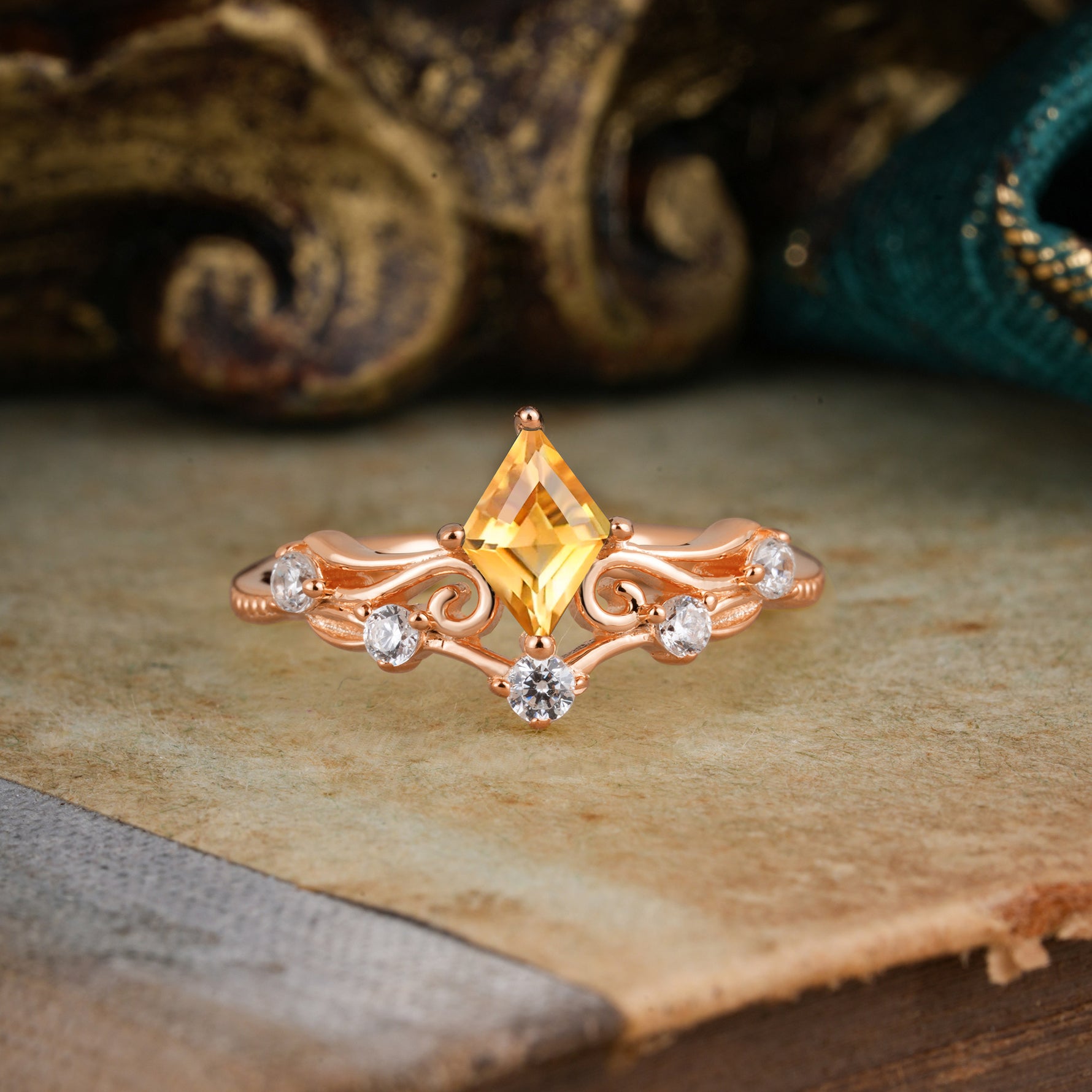 SR12940 Citrine Ring - Additional view