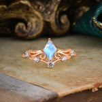 SR12940 Moonstone Ring - Additional view