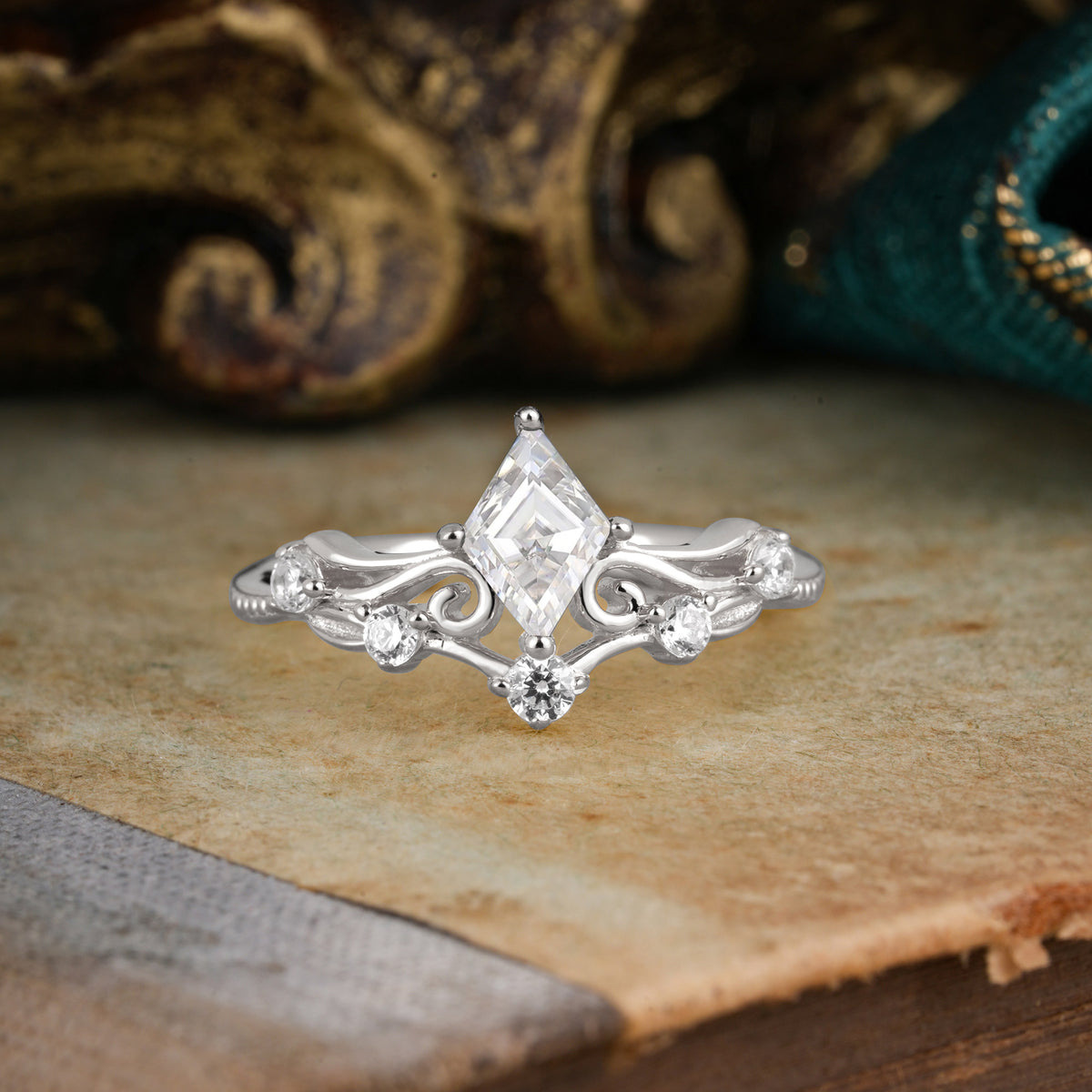 SR12940 Moissanite Ring - Additional view