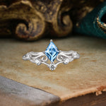 SR12940 Aquamarine Ring - Additional view