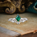 SR12940 Emerald Ring - Additional view