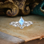SR12940 Moonstone Ring - Additional view