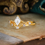 SR12940 Moissanite Ring - Rose-Gold