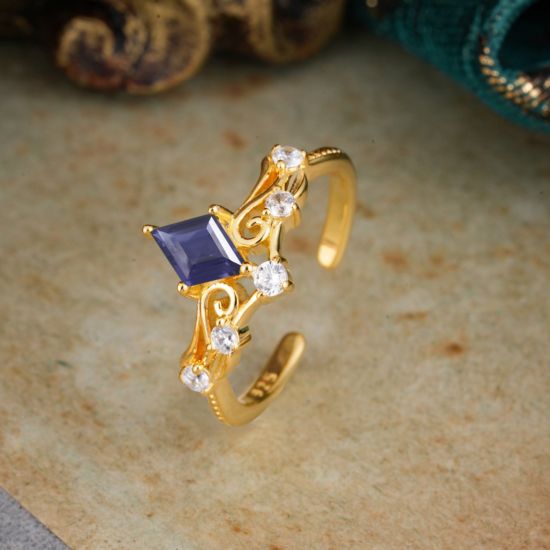 SR12940 Tanzanite Ring - Additional view