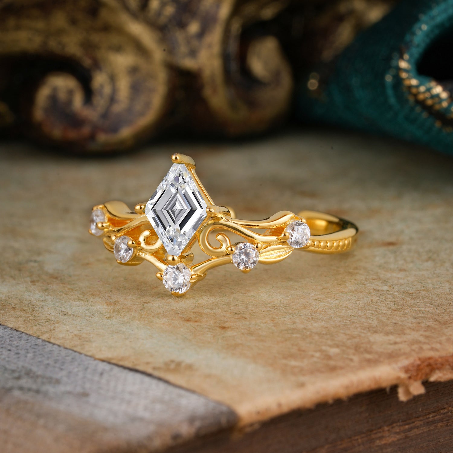 SR12940 Lab Diamond Ring - Rose-Gold