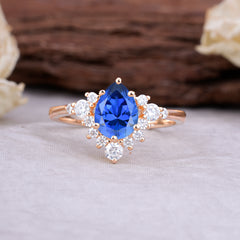 Classic Luxe 6-Prong Pear-Cut Sapphire Engagement Ring