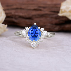 Classic Luxe 6-Prong Pear-Cut Sapphire Engagement Ring