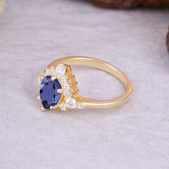 Classic Luxe 6-Prong Pear-Cut Tanzanite Engagement Ring