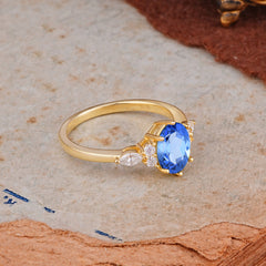 Luxury Legacy 6-Prong Oval-Cut Sapphire Engagement Ring