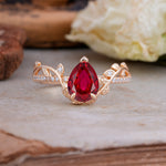 SR16988 Ruby Ring - Additional view