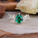 SR16988 Emerald Ring - Additional view