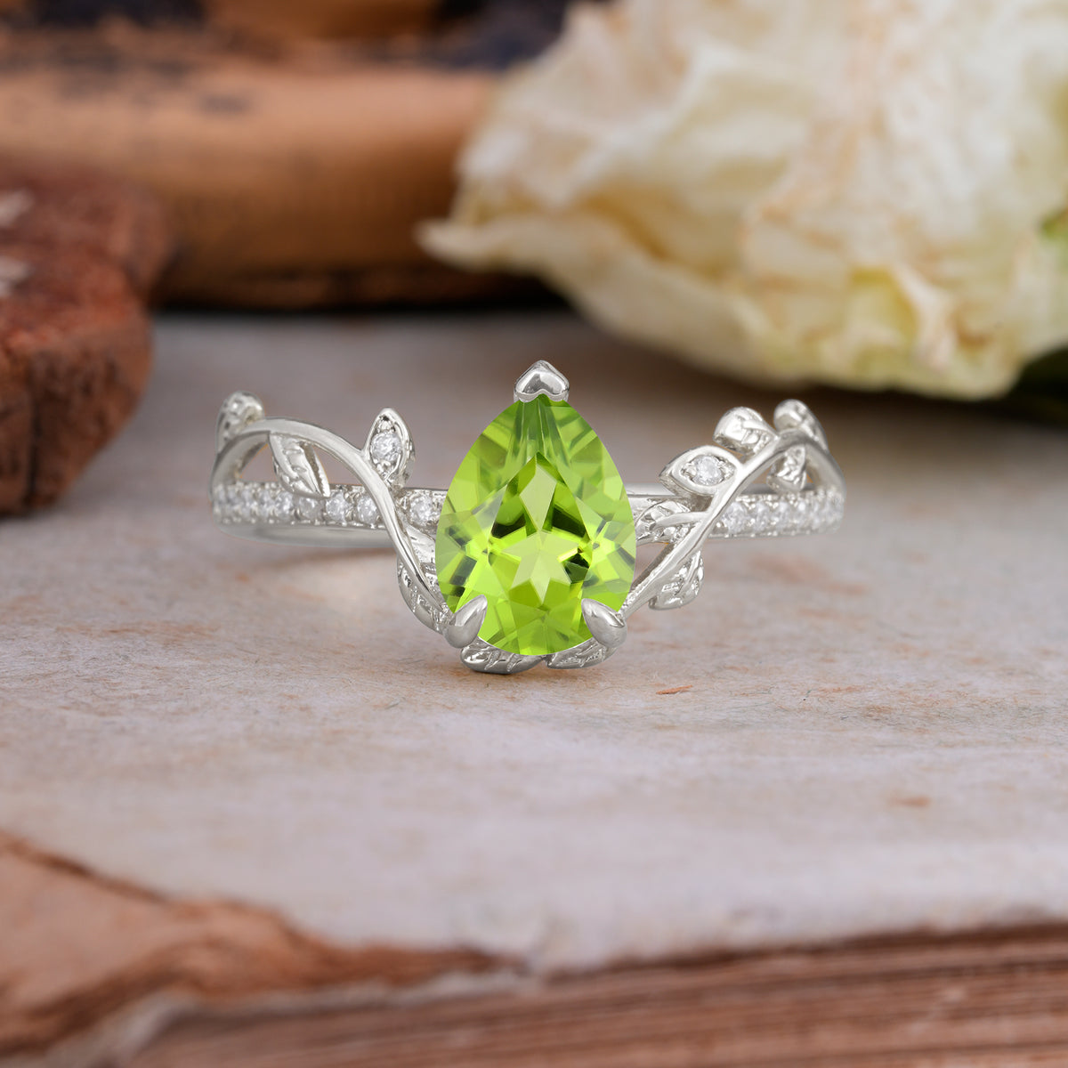 SR16988 Peridot Ring - Additional view