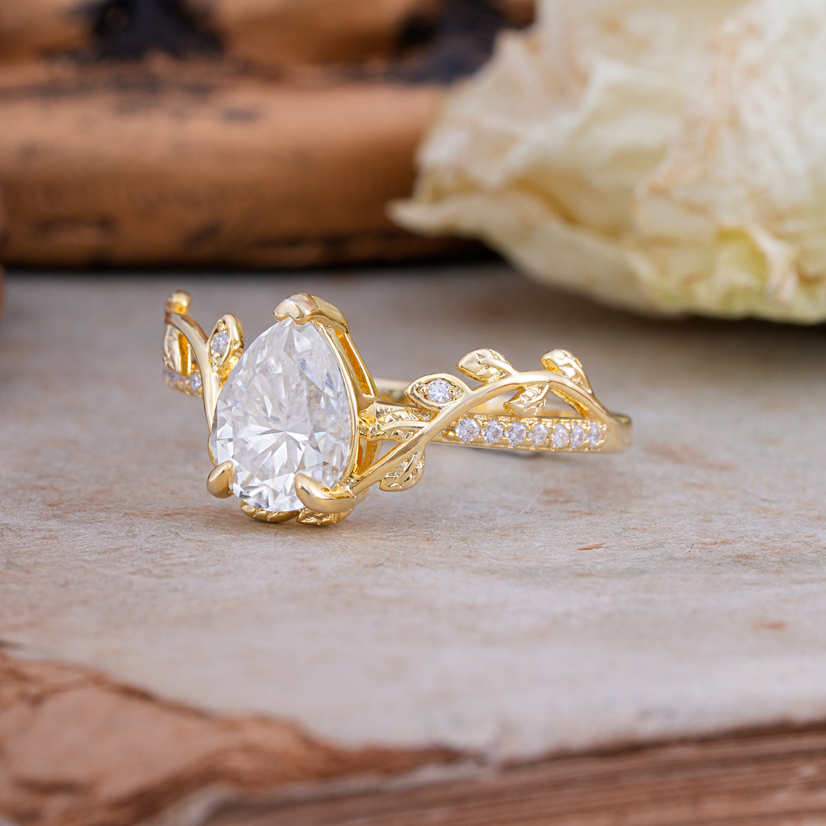 SR16988 Moissanite Ring - Rose-Gold