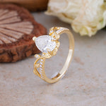 SR16988 Moissanite Ring - White-Gold