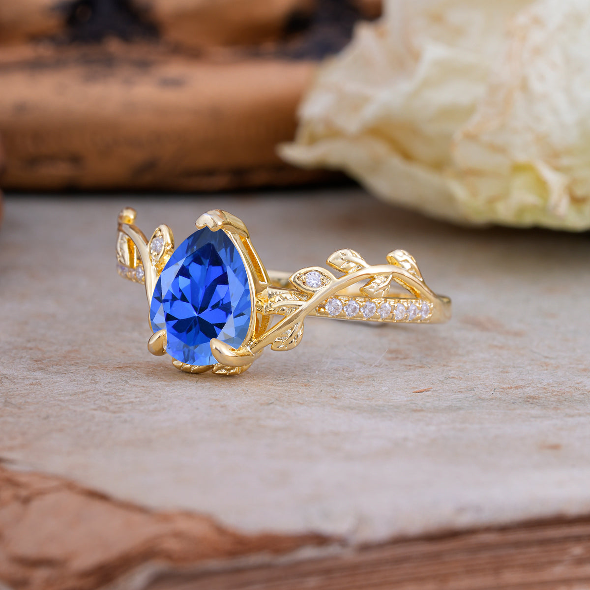 SR16988 Sapphire Ring - Rose-Gold