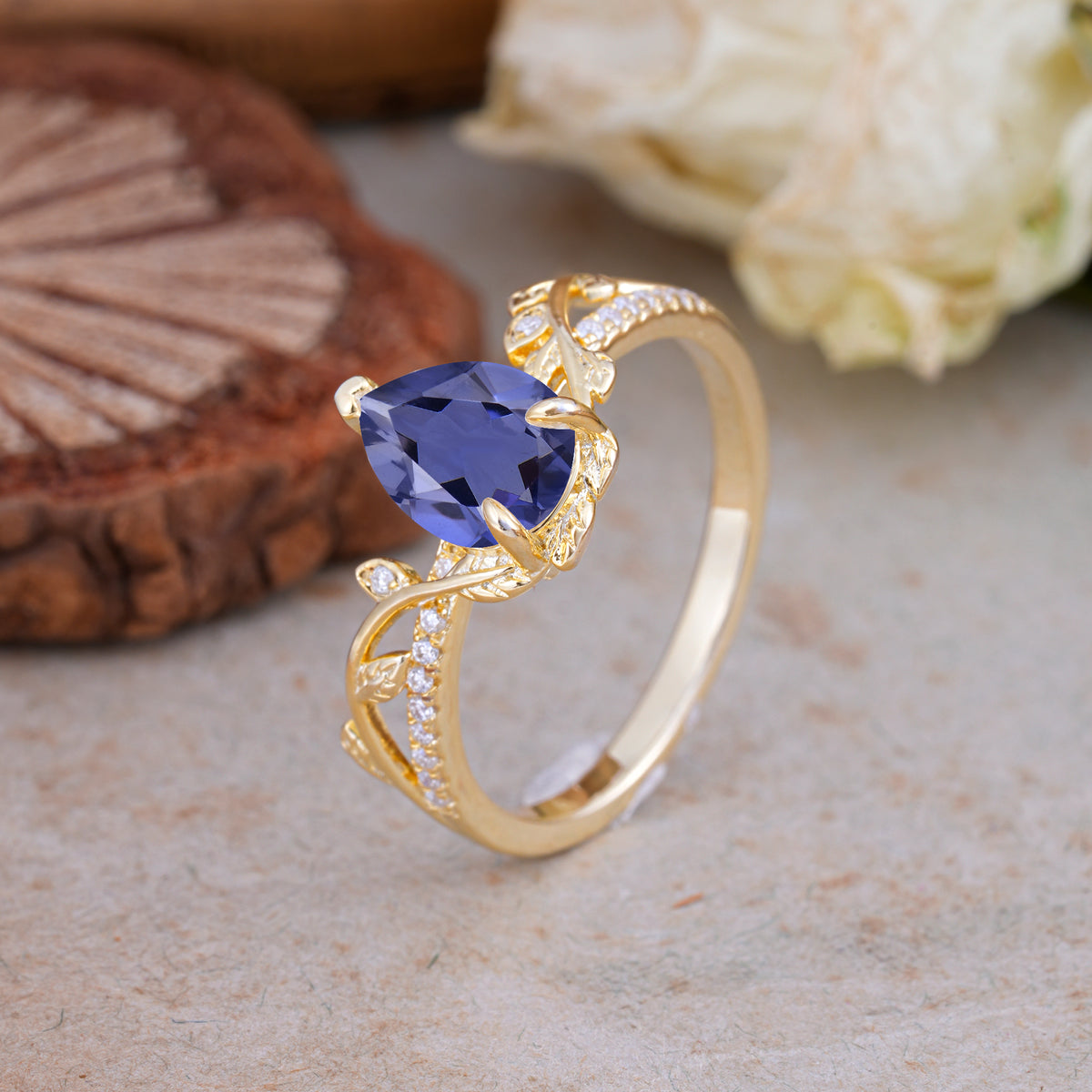 SR16988 Tanzanite Ring - White-Gold