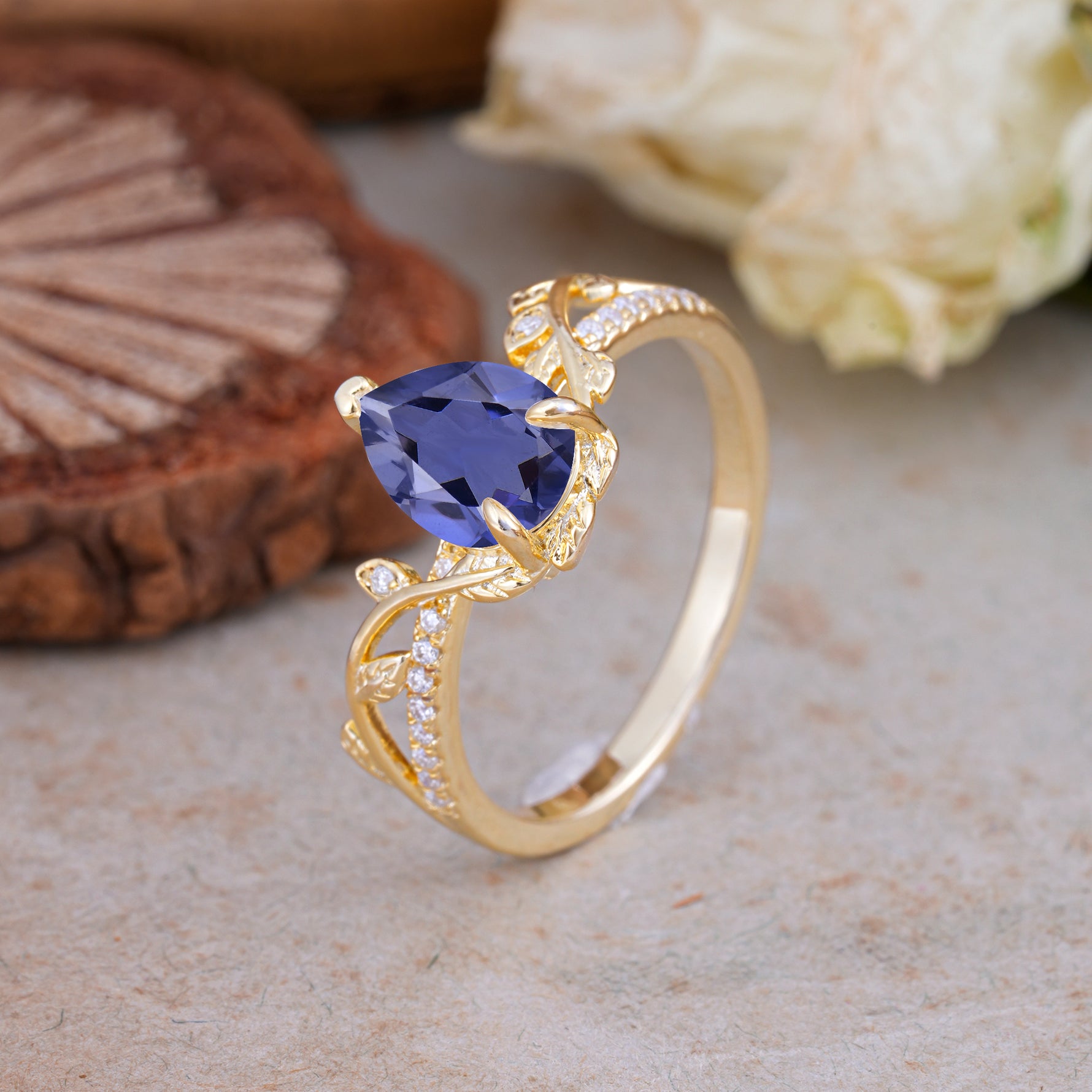 SR16988 Tanzanite Ring - White-Gold