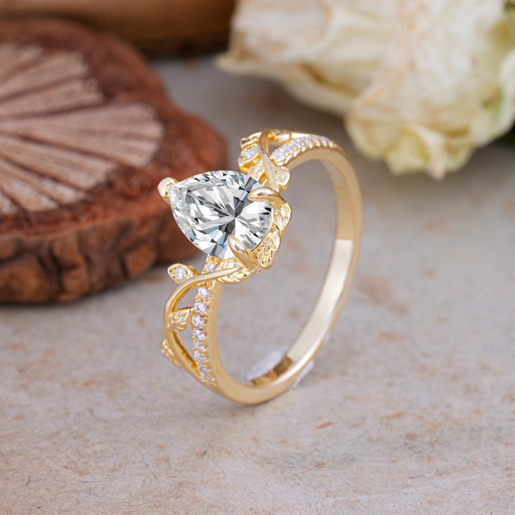 SR16988 Lab Diamond Ring - White-Gold